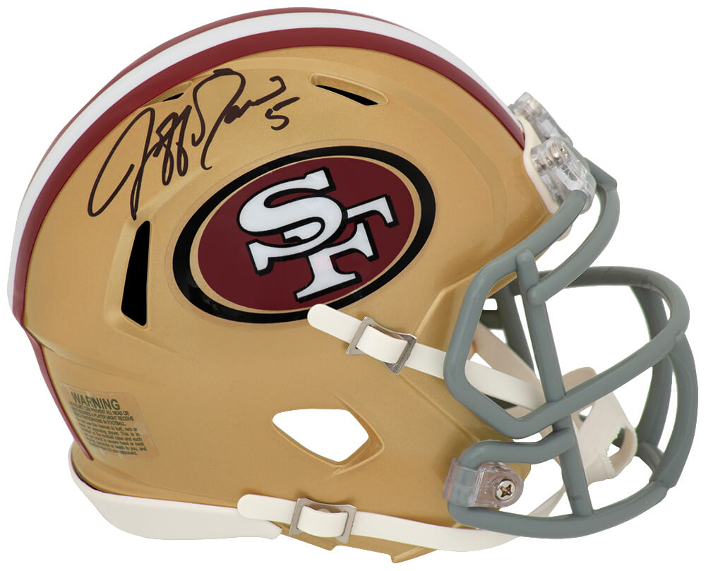 Jeff Garcia Signed San Francisco 49ers Riddell Speed Mini Helmet - GARMIN320 - Jeff Garcia Signed San Francisco 49ers Riddell Speed Mini Helmet product image