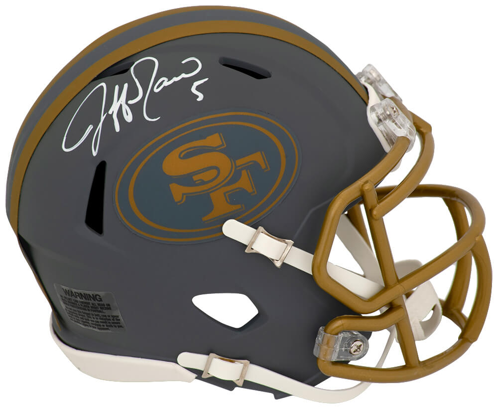 Jeff Garcia Signed San Francisco 49ers SLATE Riddell Speed Mini Helmet - GARMIN321 - Jeff Garcia Signed San Francisco 49ers SLATE Riddell Speed Mini Helmet product image