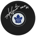 Mike Gartner Signed Toronto Maple Leafs Logo Hockey Puck w/HOF'01 - GARPUC402 - Mike Gartner Signed Toronto Maple Leafs Logo Hockey Puck w/HOF'01 product image