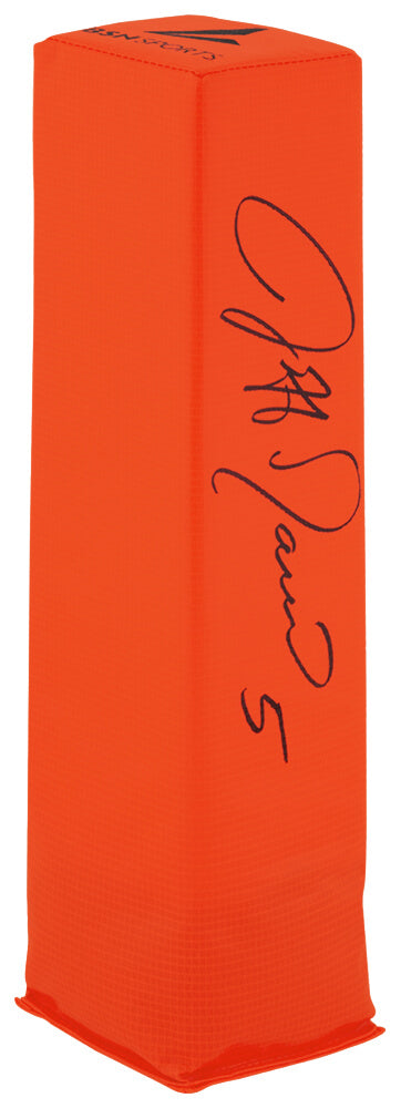 Jeff Garcia Signed BSN Orange Football Endzone Pylon - GARPYL300 - Jeff Garcia Signed BSN Orange Football Endzone Pylon product image