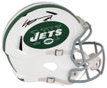 Sauce Gardner Signed NY Jets Riddell White Full Size Speed Replica Helmet - (Fanatics)  (In Black) - GARREP311 - Sauce Gardner Signed NY Jets Riddell White Full Size Speed Replica Helmet - (Fanatics) (In Black) product image