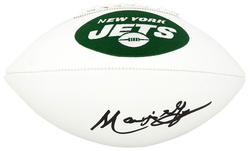 Mark Gastineau Signed Wilson New York Jets White Logo Football - GASFTB300 - Mark Gastineau Signed Wilson New York Jets White Logo Football product image