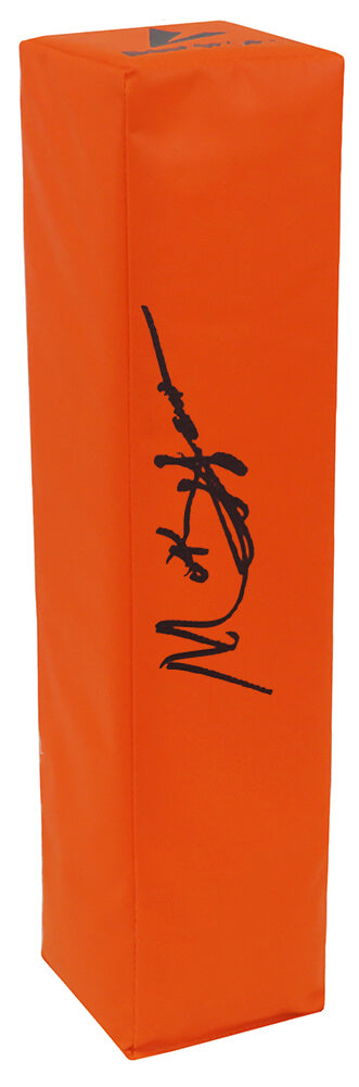 Mark Gastineau Signed BSN Orange Football Endzone Pylon - GASPYL300 - Mark Gastineau Signed BSN Orange Football Endzone Pylon product image