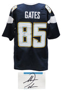Antonio Gates Signed Navy Custom Football Jersey - GATJRY300 - Antonio Gates Signed Navy Custom Football Jersey product image