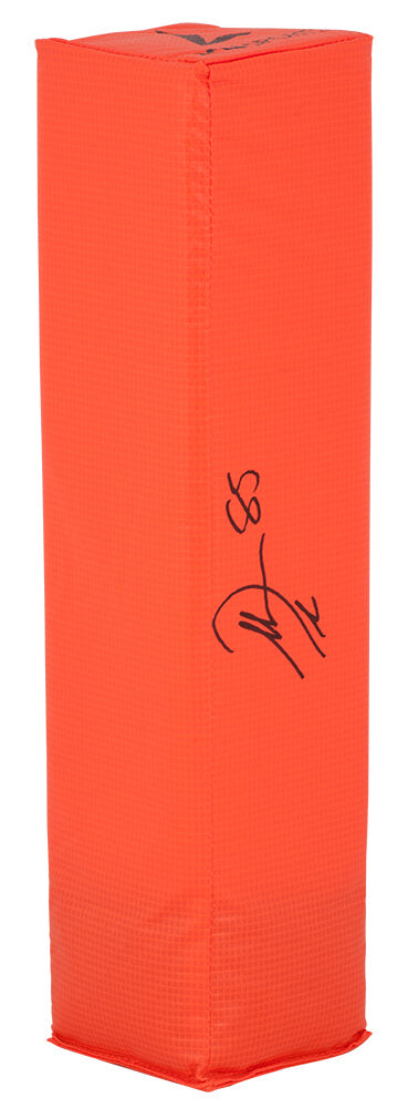Antonio Gates Signed BSN Orange Football Endzone Pylon - GATPYL300 - Antonio Gates Signed BSN Orange Football Endzone Pylon product image