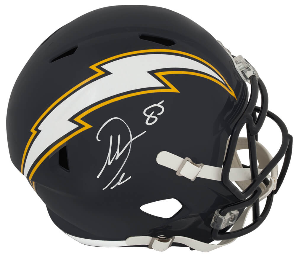 Antonio Gates Signed Chargers Navy Throwback (88-06) Riddell Full Size Speed Replica Helmet - GATREP300 - Antonio Gates Signed Chargers Navy Throwback (88-06) Riddell Full Size Speed Replica Helmet product image