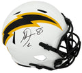 Antonio Gates Signed Chargers Lunar Eclipse Riddell Full Size Speed Replica Helmet - GATREP303 - Antonio Gates Signed Chargers Lunar Eclipse Riddell Full Size Speed Replica Helmet product image