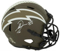 Antonio Gates Signed Chargers Salute to Service Riddell Full Size Speed Replica Helmet - GATREP304 - Antonio Gates Signed Chargers Salute to Service Riddell Full Size Speed Replica Helmet product image