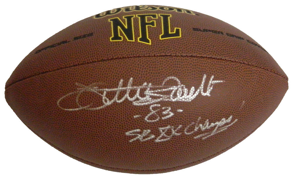 Willie Gault Signed Wilson Super Grip Full-Size Football w/SB XX Champs - GAUFTB300 - Willie Gault Signed Wilson Super Grip Full-Size Football w/SB XX Champs product image
