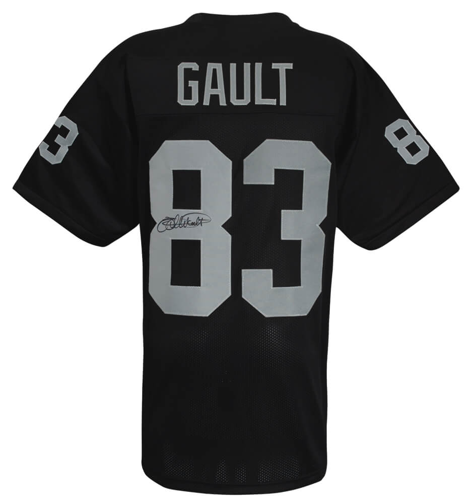 Willie Gault Signed Black Custom Football Jersey - GAUJRY302 - Willie Gault Signed Black Custom Football Jersey product image
