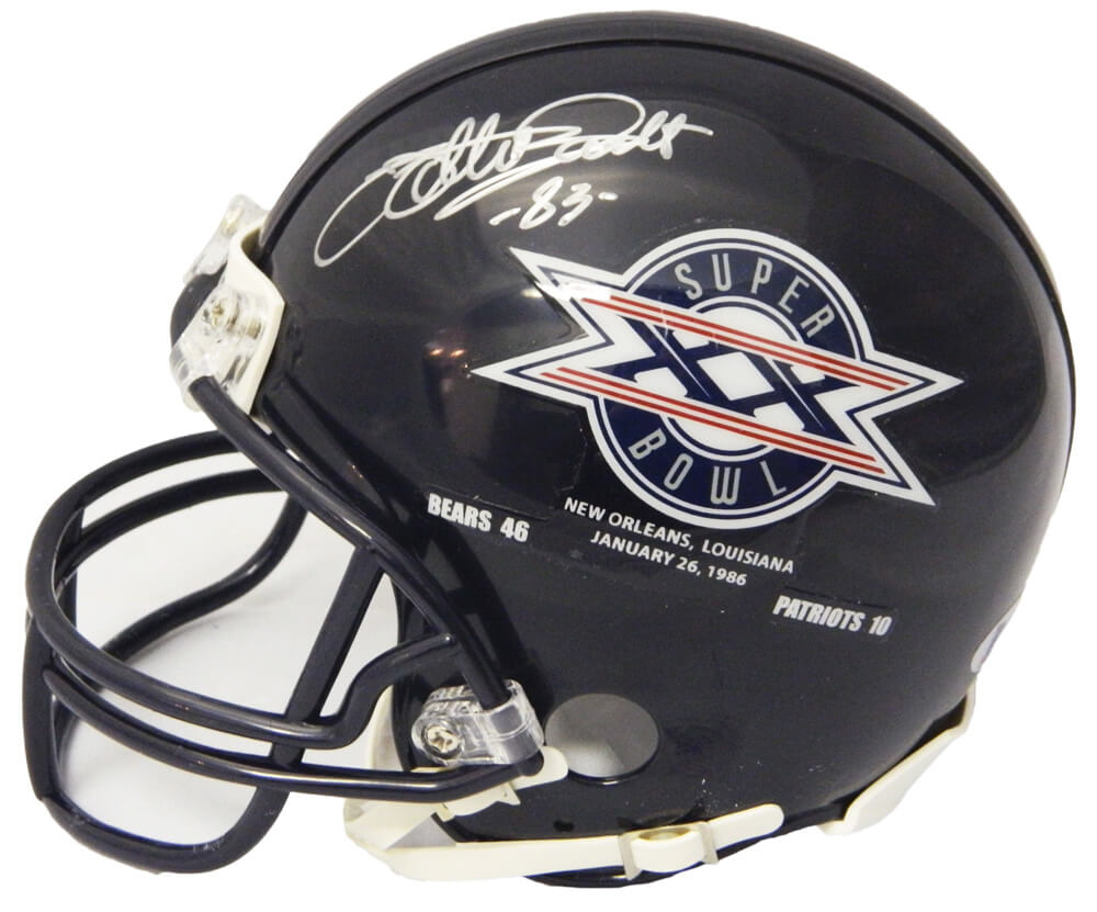 Willie Gault Signed Chicago Bears / Super Bowl XX Champs Logo Riddell Mini Helmet - GAUMIN305 - Willie Gault Signed Chicago Bears / Super Bowl XX Champs Logo Riddell Mini Helmet product image