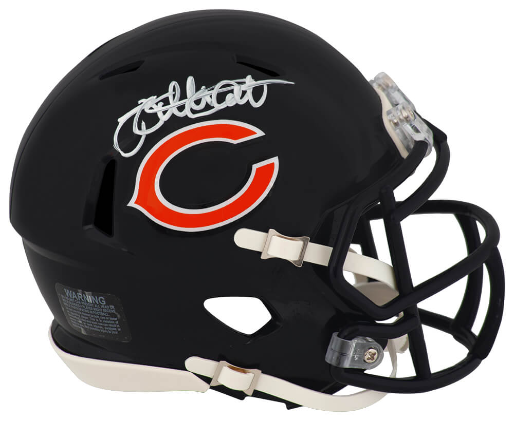 Willie Gault Signed Chicago Bears Riddell Speed Mini Helmet (In White) - GAUMIN307 - Willie Gault Signed Chicago Bears Riddell Speed Mini Helmet (In White) product image