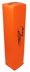 Willie Gault Signed Orange Football Endzone Pylon w/SB XX Champs - GAUPYL300 - Willie Gault Signed Orange Football Endzone Pylon w/SB XX Champs product image