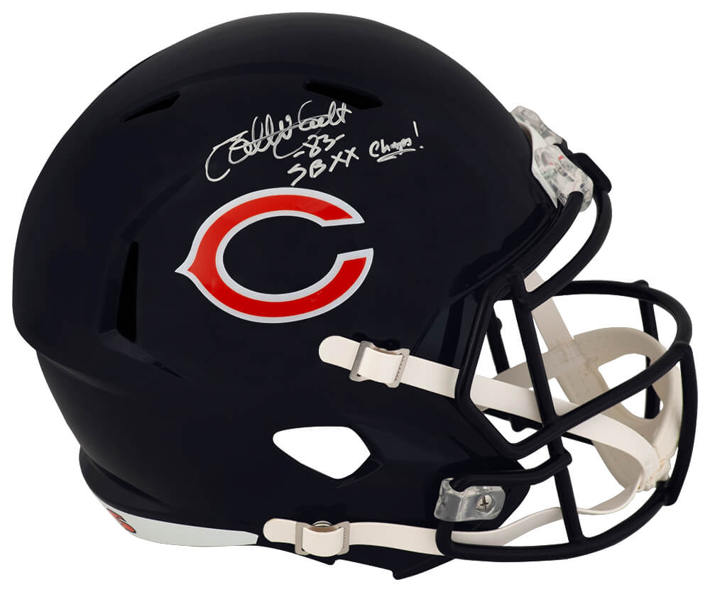 Willie Gault Signed Chicago Bears Riddell Full Size Speed Replica Helmet w/SB XX Champs - GAUREP302 - Willie Gault Signed Chicago Bears Riddell Full Size Speed Replica Helmet w/SB XX Champs product image