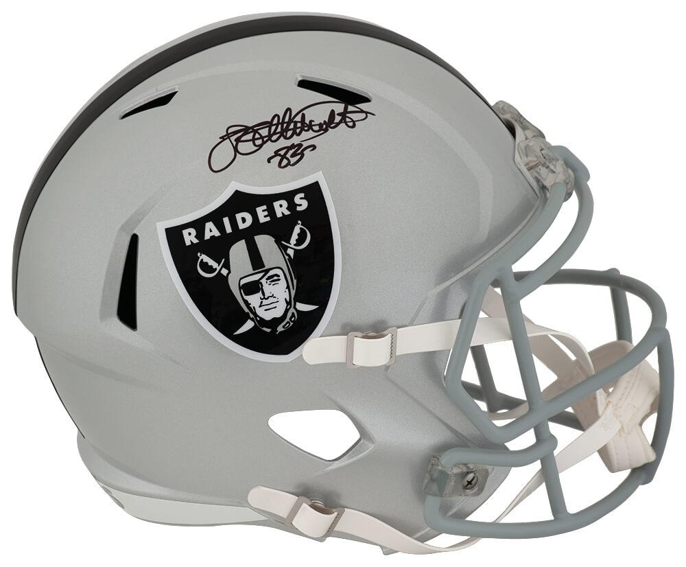 Willie Gault Signed Raiders Riddell Full Size Speed Replica Helmet - GAUREP304 - Willie Gault Signed Raiders Riddell Full Size Speed Replica Helmet product image