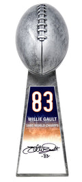 Willie Gault Signed Football World Champion 15 Inch Replica Silver Trophy - GAUTRO300 - Willie Gault Signed Football World Champion 15 Inch Replica Silver Trophy product image