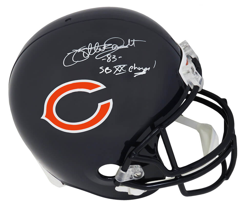 Willie Gault Signed Chicago Bears Riddell Full Size Replica Helmet w/SB XX Champs - GAUREP300 - Willie Gault Signed Chicago Bears Riddell Full Size Replica Helmet w/SB XX Champs product image
