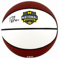 Roddy Gayle Jr. Signed Michigan Wolverines 2026 National Champions White Logo Basketball - GAYBSK200 - Roddy Gayle Jr. Signed Michigan Wolverines 2026 National Champions White Logo Basketball product image
