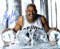 George Gervin Signed Spurs Iceman 8x10 Photo w/HOF'96 - GER08P209 - George Gervin Signed Spurs Iceman 8x10 Photo w/HOF'96 product image
