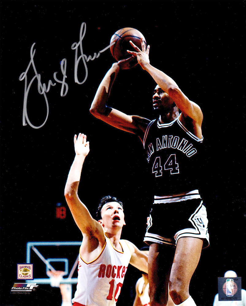 George Gervin Signed San Antonio Spurs Shooting Action 8x10 Photo - GER08P210 - George Gervin Signed San Antonio Spurs Shooting Action 8x10 Photo product image