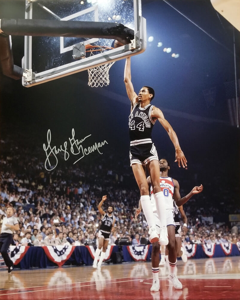 George Gervin Signed San Antonio Spurs Shooting Action 16x20 Photo w/Iceman - GER16P207 - George Gervin Signed San Antonio Spurs Shooting Action 16x20 Photo w/Iceman product image