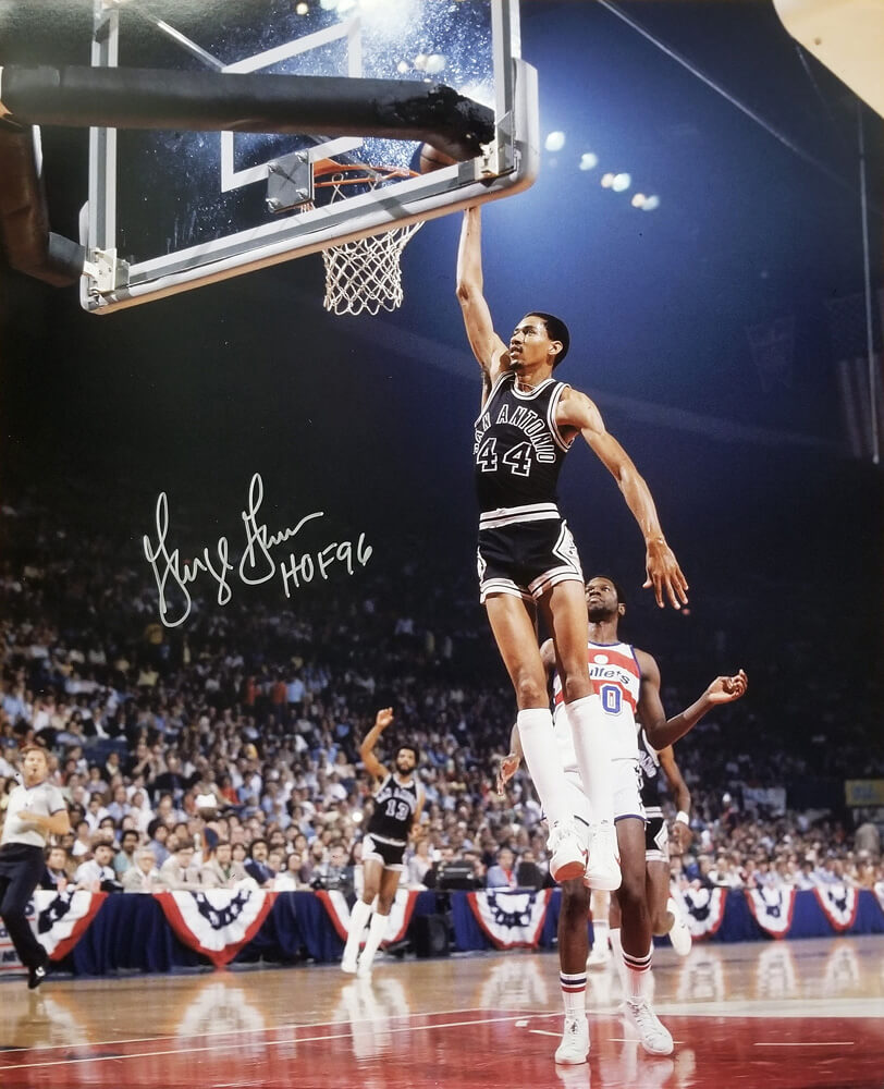 George Gervin Signed San Antonio Spurs Shooting Action 16x20 Photo w/HOF'96 - GER16P208 - George Gervin Signed San Antonio Spurs Shooting Action 16x20 Photo w/HOF'96 product image