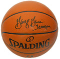 George Gervin Signed Spalding NBA Game Series Replica Basketball w/Iceman - GERBSK206 - George Gervin Signed Spalding NBA Game Series Replica Basketball w/Iceman product image