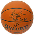 George Gervin Signed Spalding NBA Game Series Replica Basketball w/NBA Top 50 - GERBSK207 - George Gervin Signed Spalding NBA Game Series Replica Basketball w/NBA Top 50 product image