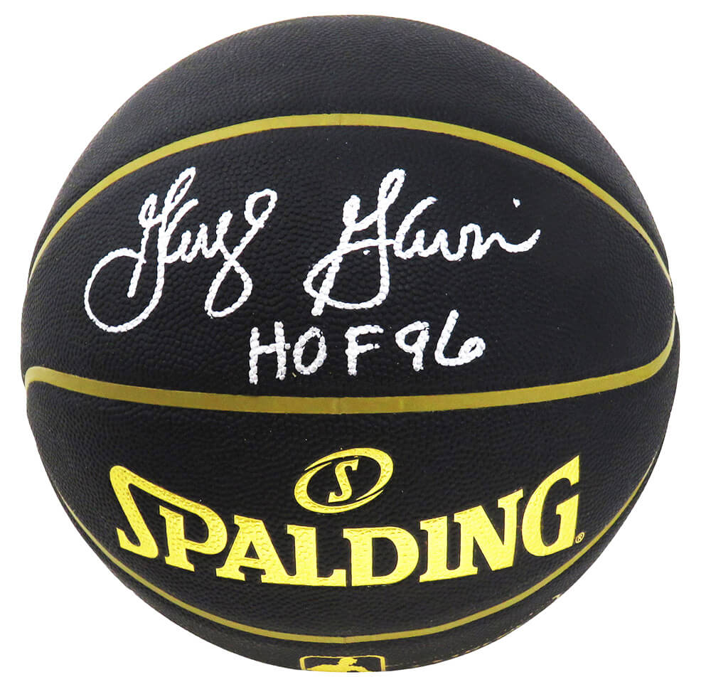 George Gervin Signed Spalding Elevation Black NBA Basketball w/HOF'96 - GERBSK210 - George Gervin Signed Spalding Elevation Black NBA Basketball w/HOF'96 product image