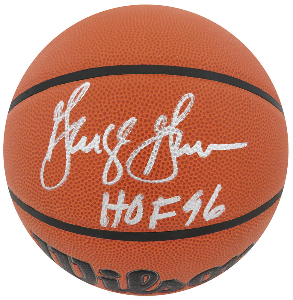 George Gervin Signed Wilson Indoor/Outdoor NBA Basketball w/HOF'96 - GERBSK215 - George Gervin Signed Wilson Indoor/Outdoor NBA Basketball w/HOF'96 product image