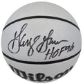 George Gervin Signed Wilson Silver 75th Anniversary Logo NBA Basketball w/HOF'96 - GERBSK217 - George Gervin Signed Wilson Silver 75th Anniversary Logo NBA Basketball w/HOF'96 product image