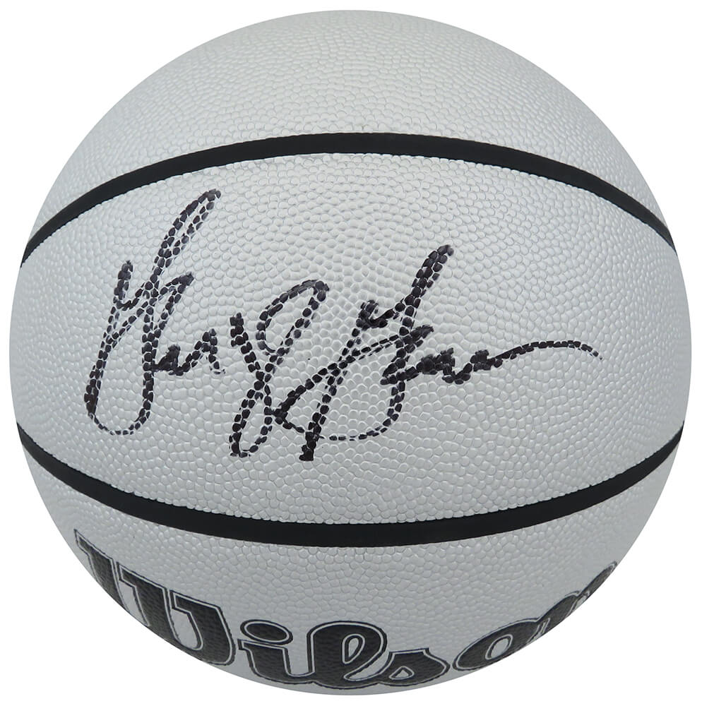 George Gervin Signed Wilson Black 75th Anniversary Logo NBA Basketball w/HOF'96 - GERBSK221 - George Gervin Signed Wilson Black 75th Anniversary Logo NBA Basketball w/HOF'96 product image
