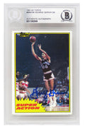 George Gervin Signed San Antonio Spurs 1981 Topps Basketball Trading Card #106 - (Beckett Encapsulated) - GERCAR203 - George Gervin Signed San Antonio Spurs 1981 Topps Basketball Trading Card #106 - (Beckett Encapsulated) product image