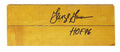 George Gervin Signed  8x3 Basketball Court Floor Piece w/HOF'96 - GERFLO201 - George Gervin Signed 8x3 Basketball Court Floor Piece w/HOF'96 product image