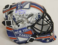 Ed Giacomin Signed New York Rangers White Mini Goalie Mask w/HOF'87 - GIAMIN401 - Ed Giacomin Signed New York Rangers White Mini Goalie Mask w/HOF'87 product image