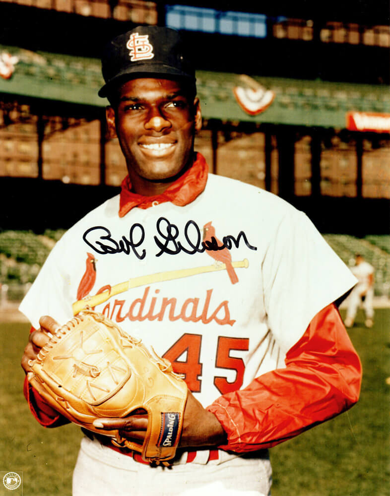 Bob Gibson Signed St. Louis Cardinals 8x10 Photo (In Black) - GIB08P102 - Bob Gibson Signed St. Louis Cardinals 8x10 Photo (In Black) product image