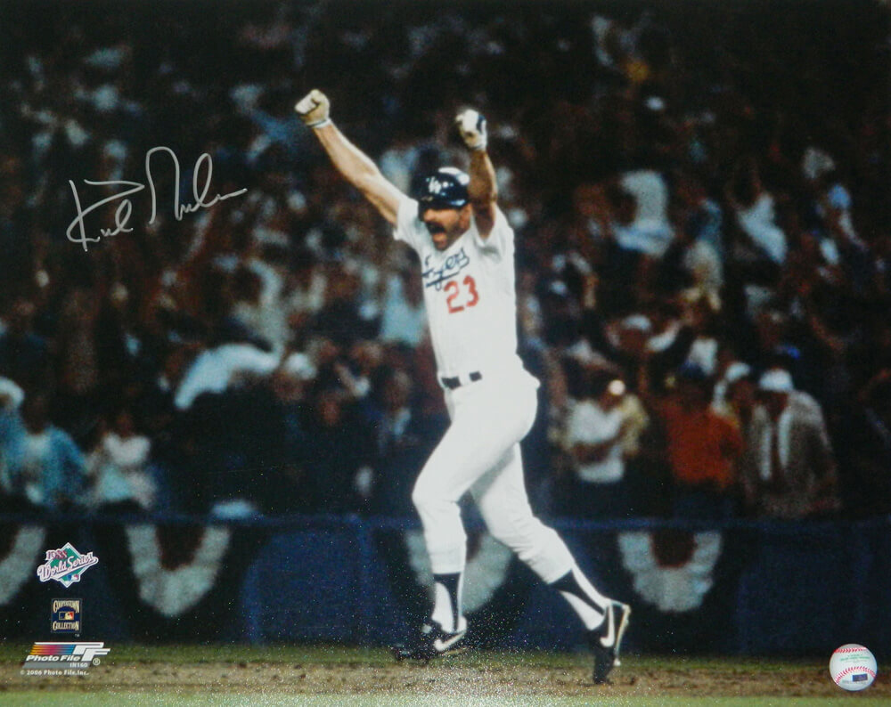 Kirk Gibson Signed Los Angeles Dodgers 1988 World Series Game 1 HR Celebration 16x20 Photo - GIB16P110 - Kirk Gibson Signed Los Angeles Dodgers 1988 World Series Game 1 HR Celebration 16x20 Photo product image