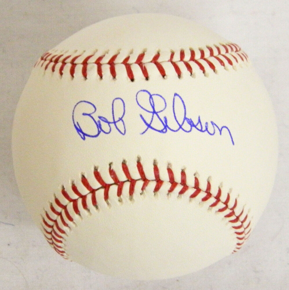 Bob Gibson Signed Rawlings MLB Baseball - GIBBSB101 - Bob Gibson Signed Rawlings MLB Baseball product image