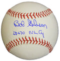 Bob Gibson Signed Rawlings MLB Baseball w/68, 70 NL Cy - GIBBSB105 - Bob Gibson Signed Rawlings MLB Baseball w/68, 70 NL Cy product image