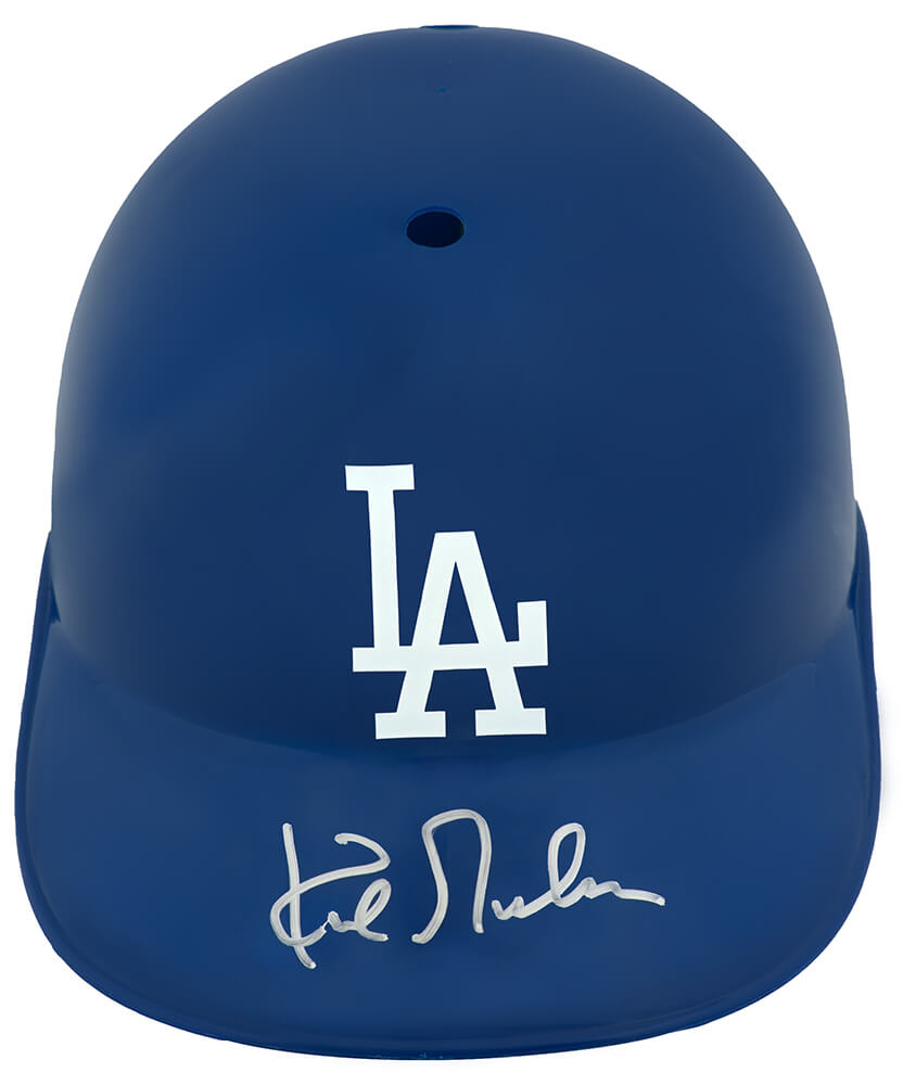 Kirk Gibson Signed Los Angeles Dodgers Souvenir Replica Batting Helmet - GIBBTH100 - Kirk Gibson Signed Los Angeles Dodgers Souvenir Replica Batting Helmet product image