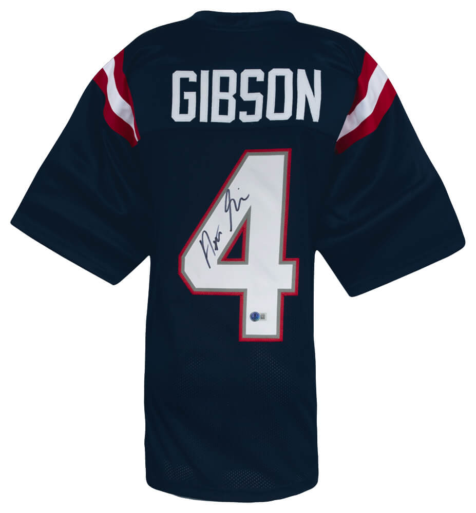 Antonio Gibson Signed Navy Custom Football Jersey - (Beckett) - GIBJRY302 - Antonio Gibson Signed Navy Custom Football Jersey - (Beckett) product image