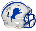 Jahmyr Gibbs Signed Detroit Lions Throwback Riddell Speed Mini Helmet - (Fanatics) - GIBMIN300 - Jahmyr Gibbs Signed Detroit Lions Throwback Riddell Speed Mini Helmet - (Fanatics) product image