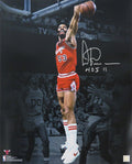 Artis Gilmore Signed Chicago Bulls Slam Dunk Spotlight Action 16x20 Photo w/HOF'11 - GIL16P201 - Artis Gilmore Signed Chicago Bulls Slam Dunk Spotlight Action 16x20 Photo w/HOF'11 product image