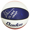 Artis Gilmore Signed Baden Red, White & Blue Basketball w/72 ABA MVP - GILBSK203 - Artis Gilmore Signed Baden Red, White & Blue Basketball w/72 ABA MVP product image