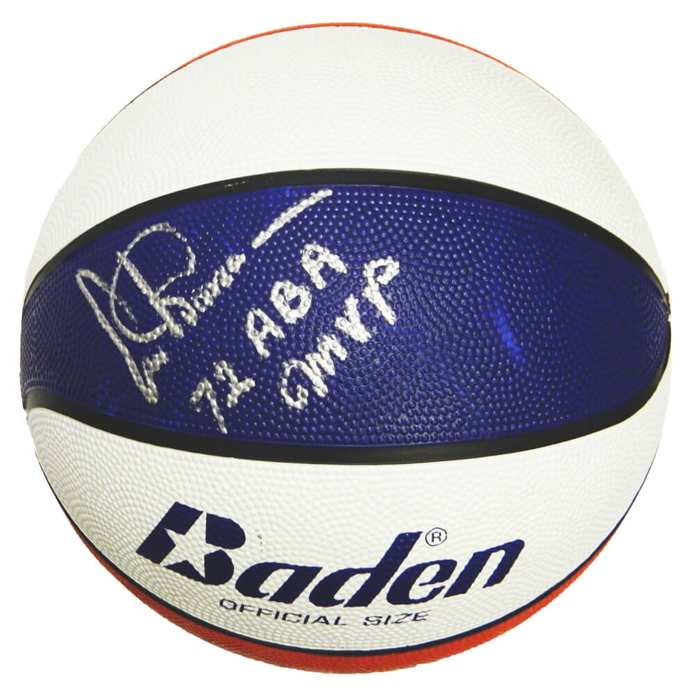 Artis Gilmore Signed Baden Red, White & Blue Basketball w/72 ABA MVP - GILBSK203 - Artis Gilmore Signed Baden Red, White & Blue Basketball w/72 ABA MVP product image