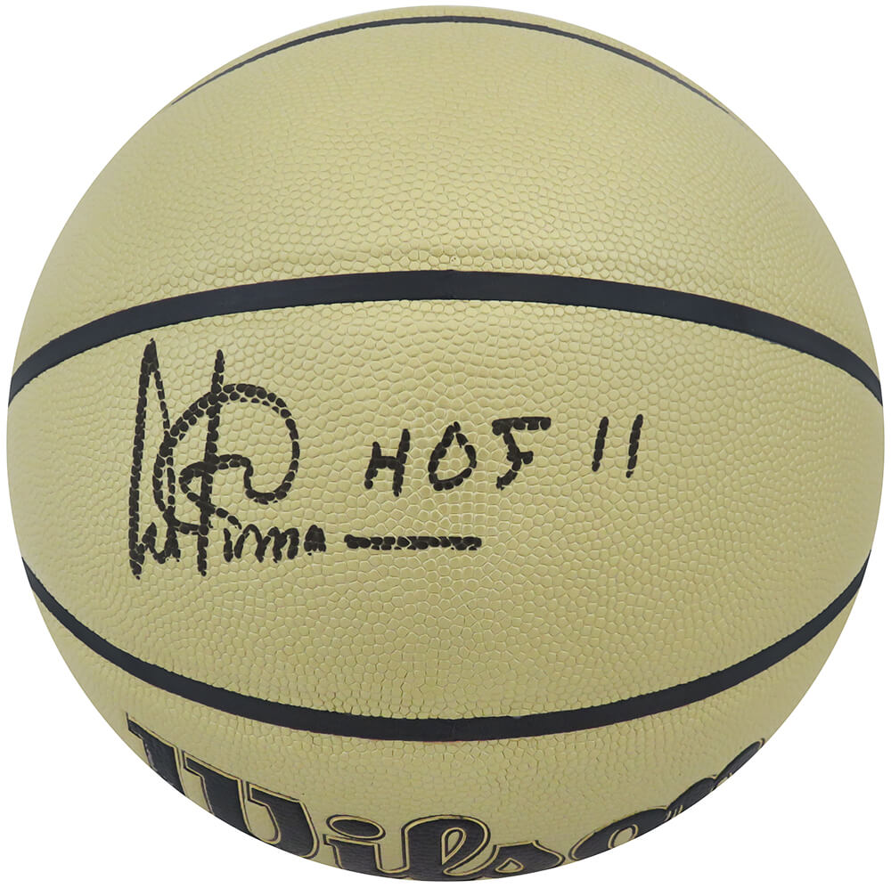 Artis Gilmore Signed Wilson Gold NBA Basketball w/HOF'11 - GILBSK211 - Artis Gilmore Signed Wilson Gold NBA Basketball w/HOF'11 product image