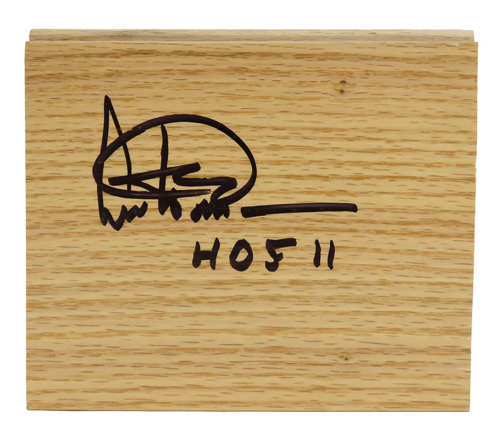 Artis Gilmore Signed 5x6 Floor Piece w/HOF'11 - GILFLO201 - Artis Gilmore Signed 5x6 Floor Piece w/HOF'11 product image