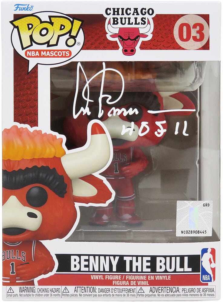Artis Gilmore Signed Chicago Bulls Benny The Bull Mascot Funko Pop #3 w/HOF'11 - GILFUN200 - Artis Gilmore Signed Chicago Bulls Benny The Bull Mascot Funko Pop #3 w/HOF'11 product image