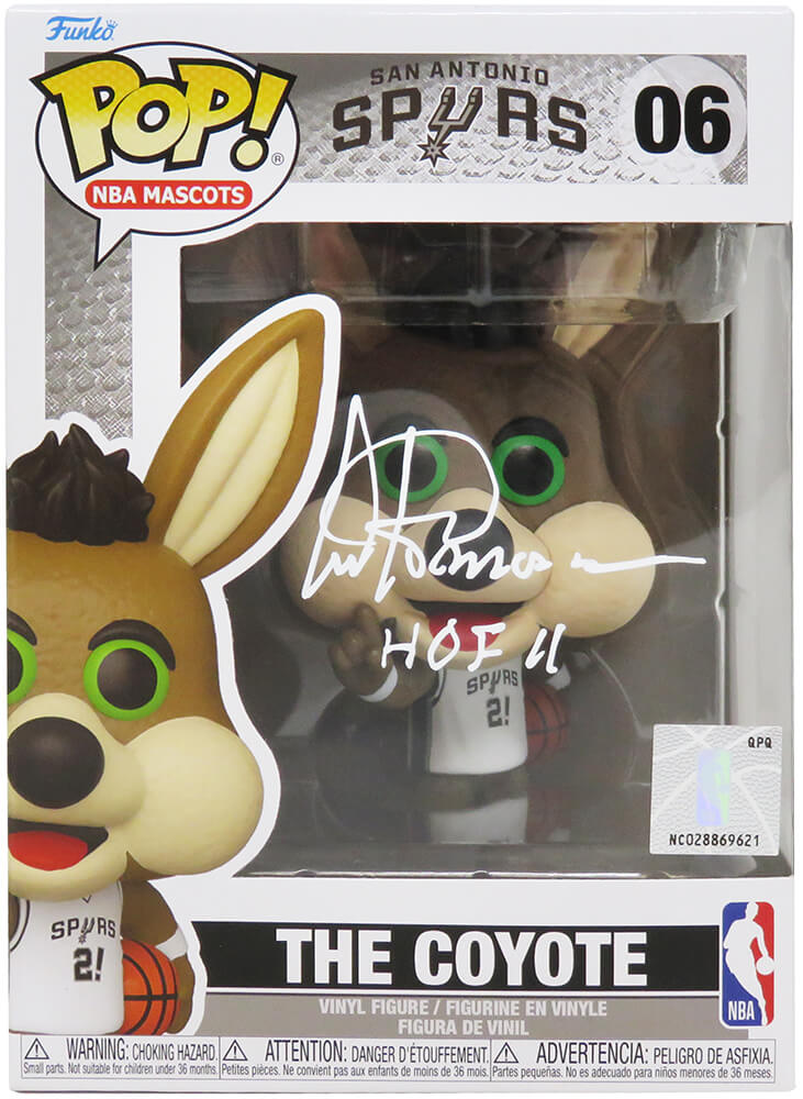 Artis Gilmore Signed San Antonio Spurs The Coyote Mascot Funko Pop #6 w/HOF'11 - GILFUN201 - Artis Gilmore Signed San Antonio Spurs The Coyote Mascot Funko Pop #6 w/HOF'11 product image