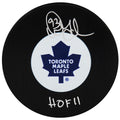 Doug Gilmour Signed Toronto Maple Leafs Logo Hockey Puck w/HOF'11 - GILPUC411 - Doug Gilmour Signed Toronto Maple Leafs Logo Hockey Puck w/HOF'11 product image